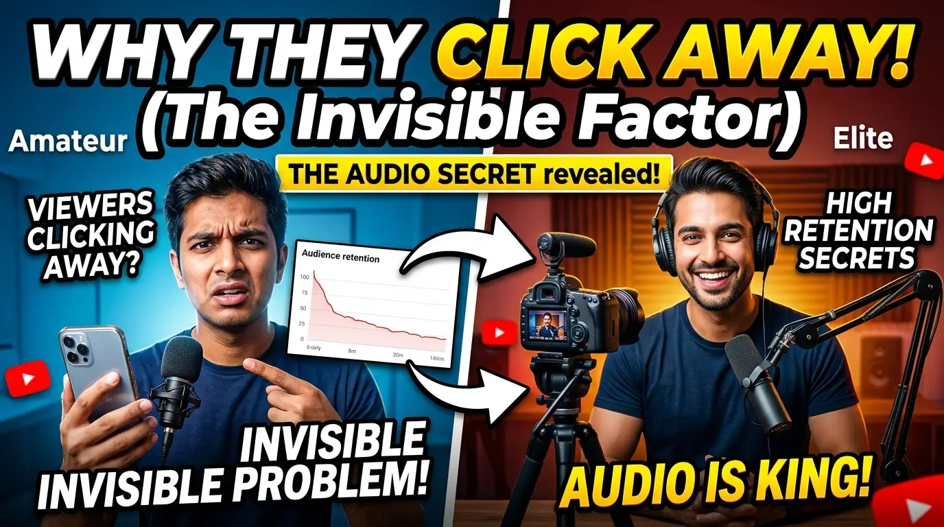 The Audio Secret: The Invisible Factor Separating Amateur from Elite YouTubers