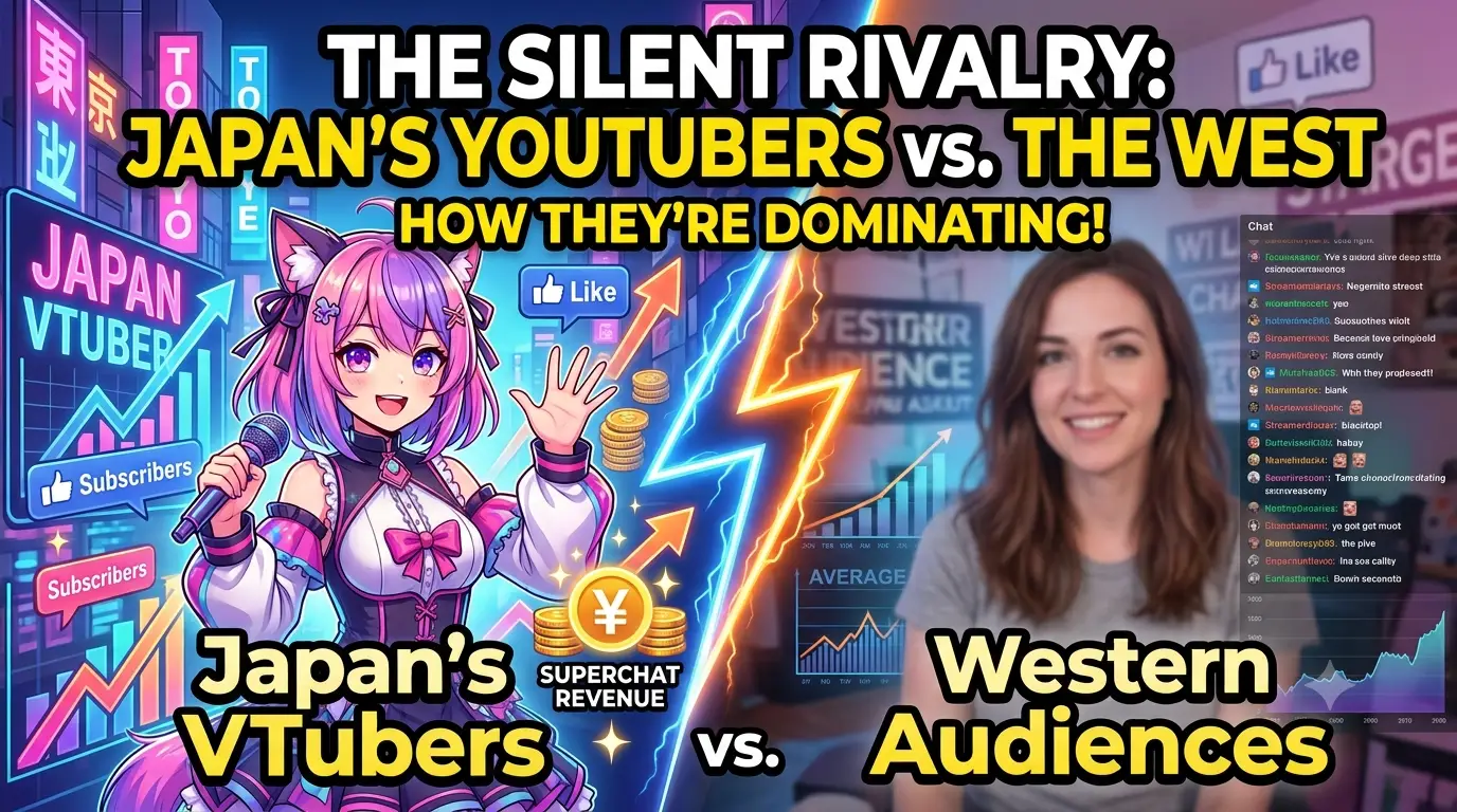 The Silent Rivalry: How Japan's Top Virtual Creators (VTubers) Are Dominating Western Audiences