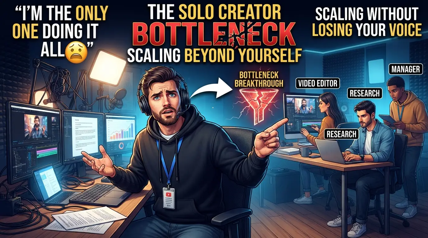 The Solo Creator Bottleneck: Scaling Beyond Yourself Without Losing Your Unique Voice