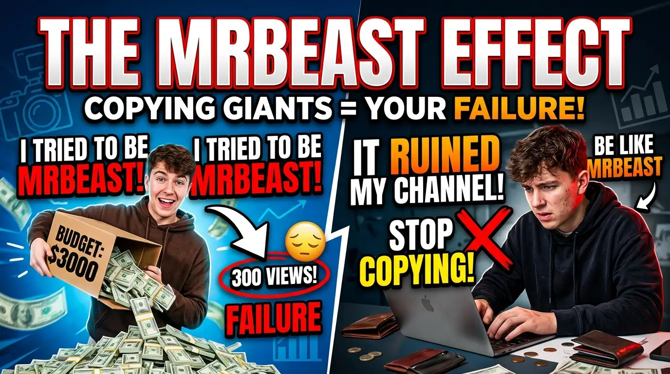 The MrBeast Effect: Why Copying the Industry Giants is Ruining Your Channel