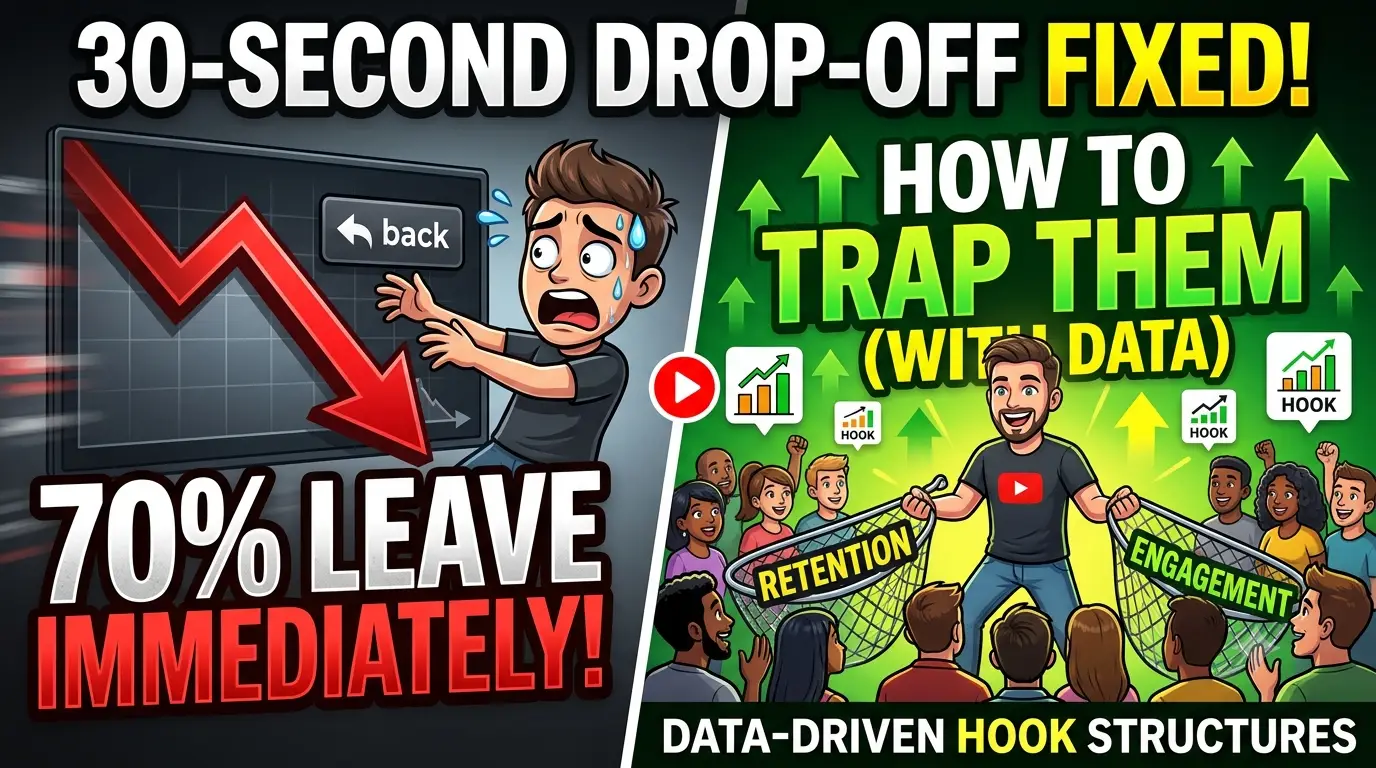 The 30-Second Drop-Off: Why 70% of Your Audience Leaves Immediately (And How to Trap Them)